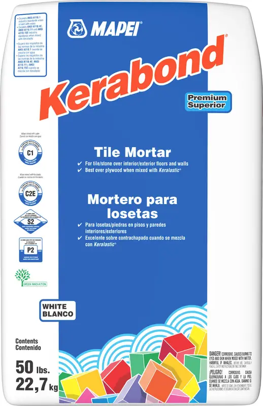 Mapei - Kerabond Premium Tile Mortar White 22.7 kg