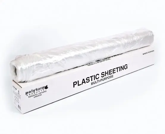 Polytarp - Multipurpose Polyethylene Film Light, clear, 10' x 1000 sq. ft