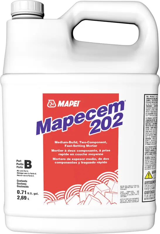 Mapei - Mapecem 202 Medium-Build Fast-Setting Mortar Part B 2.69 L