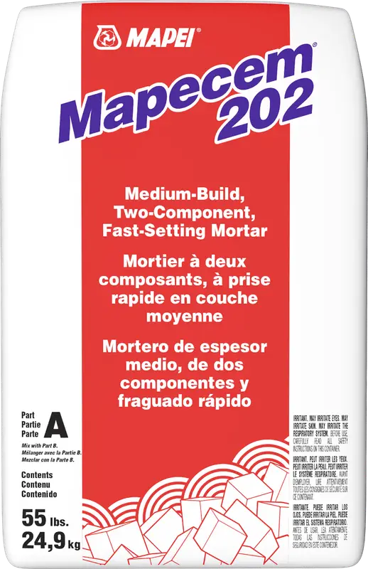 Mapei - Mapecem 202 Medium-Build Fast-Setting Mortar Part A 24.9 kg