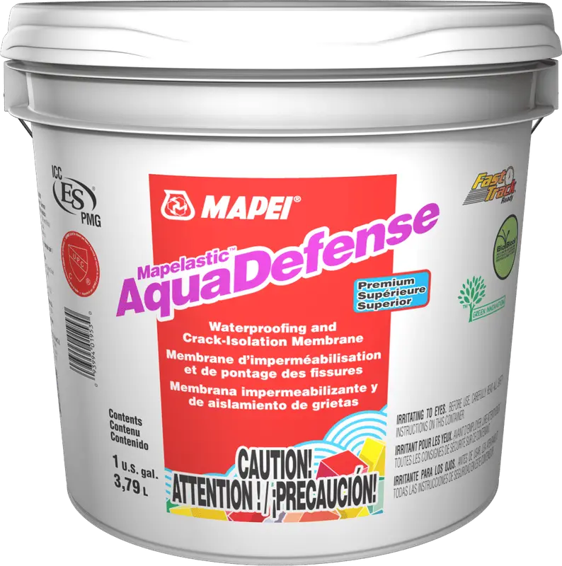 Mapei - AquaDefense Premium Waterproofing & Crack-Isolation Membrane - 3.79 L