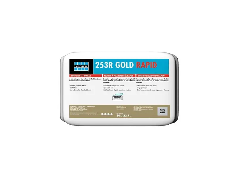 Laticrete - 253R Gold Rapid Thin-Set Mortar Grey 50 lb
