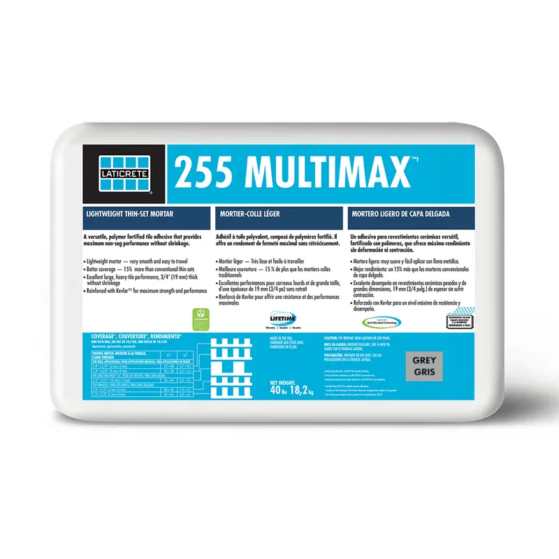 Laticrete Thin-Set Mortar MultiMax Grey 40 lb