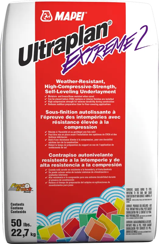Mapei - Ultraplan Extreme 2 Weather-Resistant Self-Leveling Underlayment - 50 lb