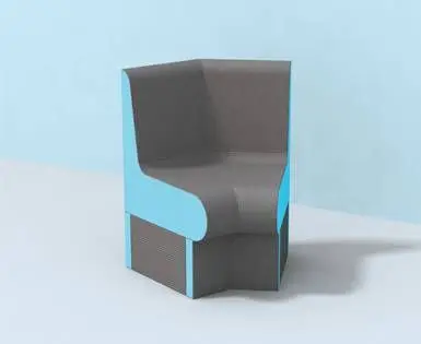 Wedi - Shower Bench Corner Sanoasa Comoda Straight 135° 23-5/8" x 25-63/64" x 24-13/32"