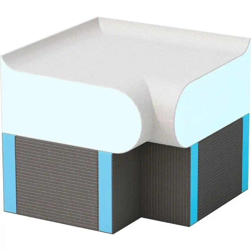 Wedi - Shower Bench Carrier Corner Sanoasa Bellina 90° 15-1/4" x 19-1/8" x 9-7/8"