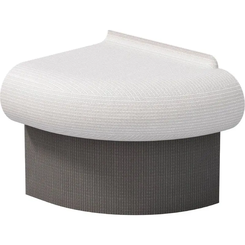 Wedi - Shower Bench Carrier Sanoasa Bellina End R=486 15-1/4" x 19-11/16" x 9-7/8"