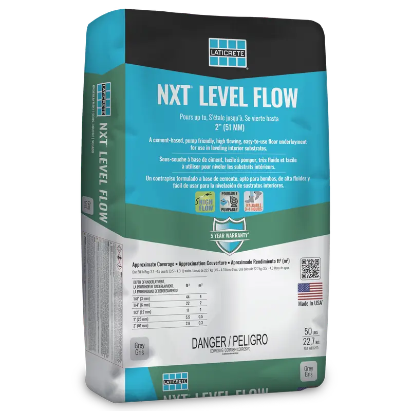 Laticrete - Nxt Level Flow Self-Leveling Underlayment Super Sack Grey 1133.9 kg