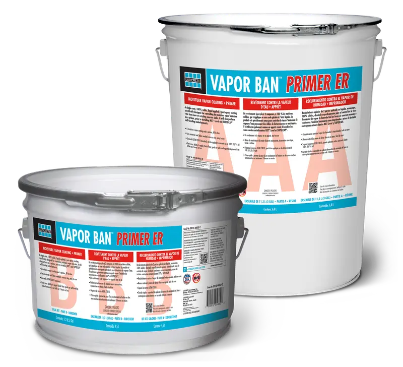 Laticrete - Vapor Ban Primer ER Epoxy Coating Mini Unit Kit Part A & B - 3 gal