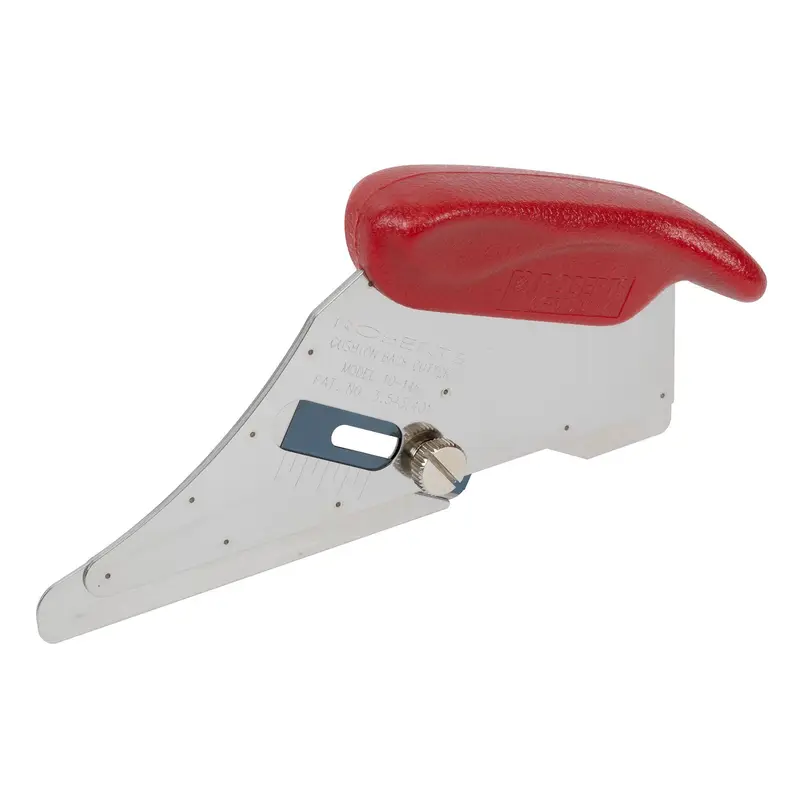 Roberts - Cushion Back Carpet Cutter with 15 Heavy Duty Slotted Blades