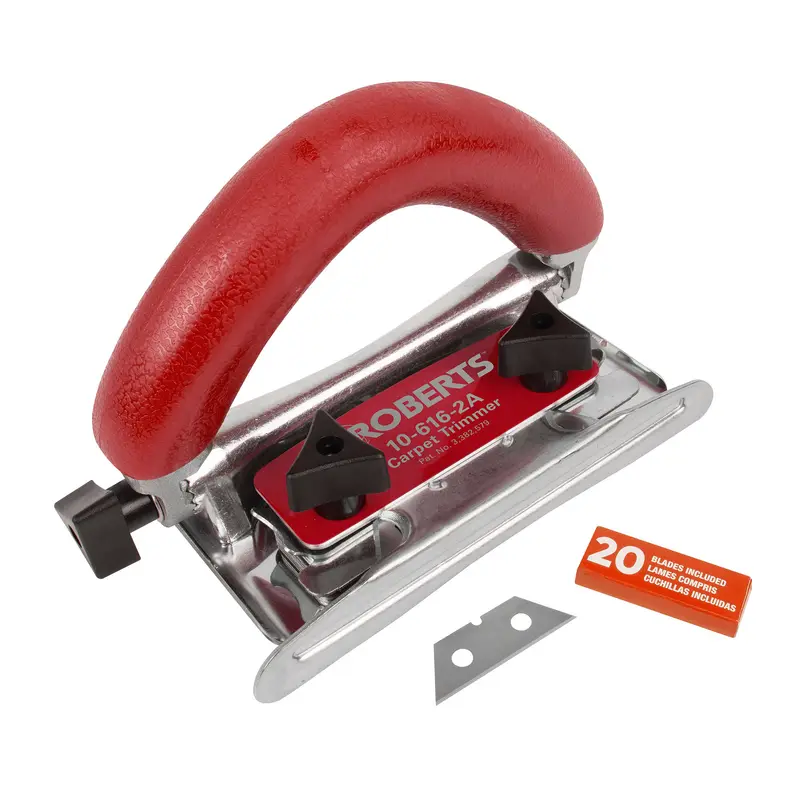 Roberts - Conventional Carpet Trimmer with 20 Heavy Duty Slotted Blades