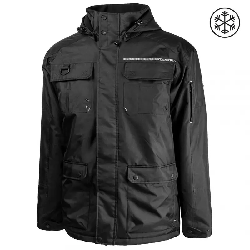 Terra Quilted Polyester Parka - XL