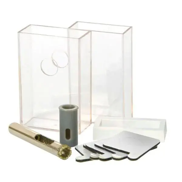 QEP - Porcelain Diamond Drill Bit 1/4" With Drill Guide and Water Cooling System