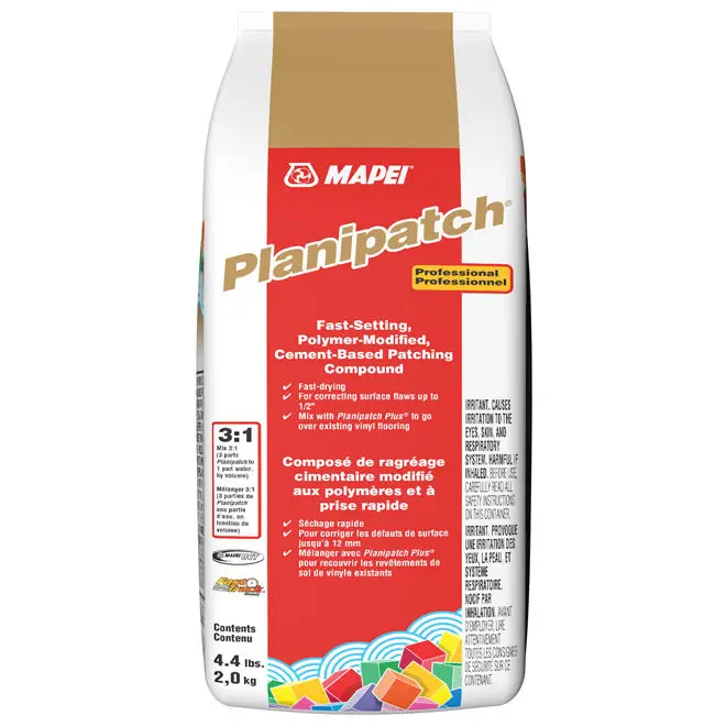 Mapei - Planipatch Fast-Setting Polymer-Modified Cement-Based Patching Compound - 4.4 lb