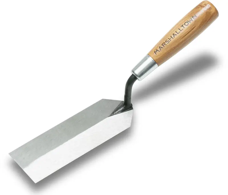 Marshalltown Margin Trowel with Wood Handle 2" x 6"