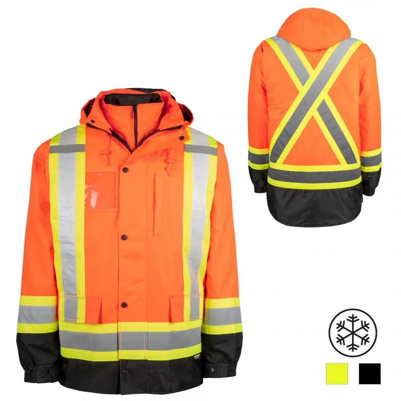 Terra High Visibility Jacket - 7-In-1 System - XL