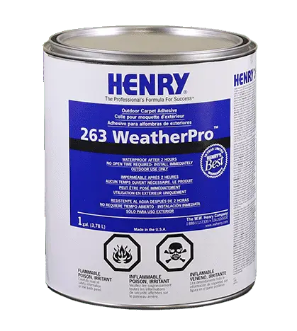 Henry - 263 WeatherPro Outdoor Carpet Adhesive - 3.78 L