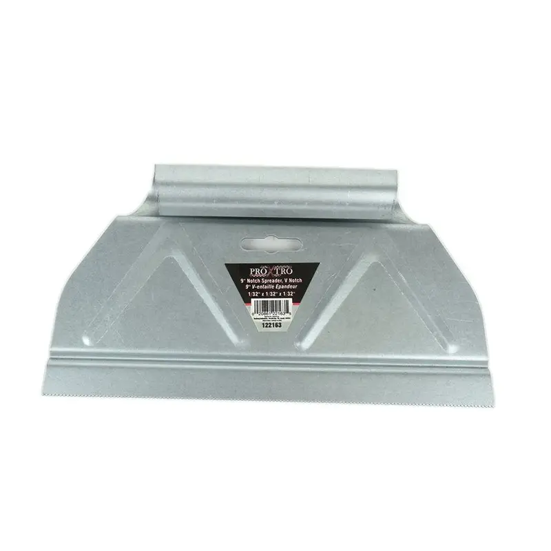 Toolway V-Notch Adhesive Spreader Tooltech ProXtro Galvanized Steel 1/32" x 1/32" x 1/32"