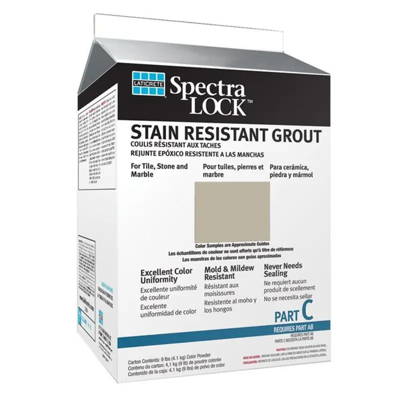Laticrete Spectralock Pro Premium Grout Part C Colored Powder #38 River Rock 9 lb