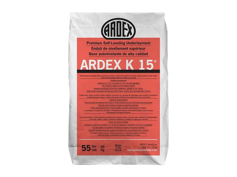 Ardex - K 15 Premium Self-Leveling Underlayment, Gray - 55 lb