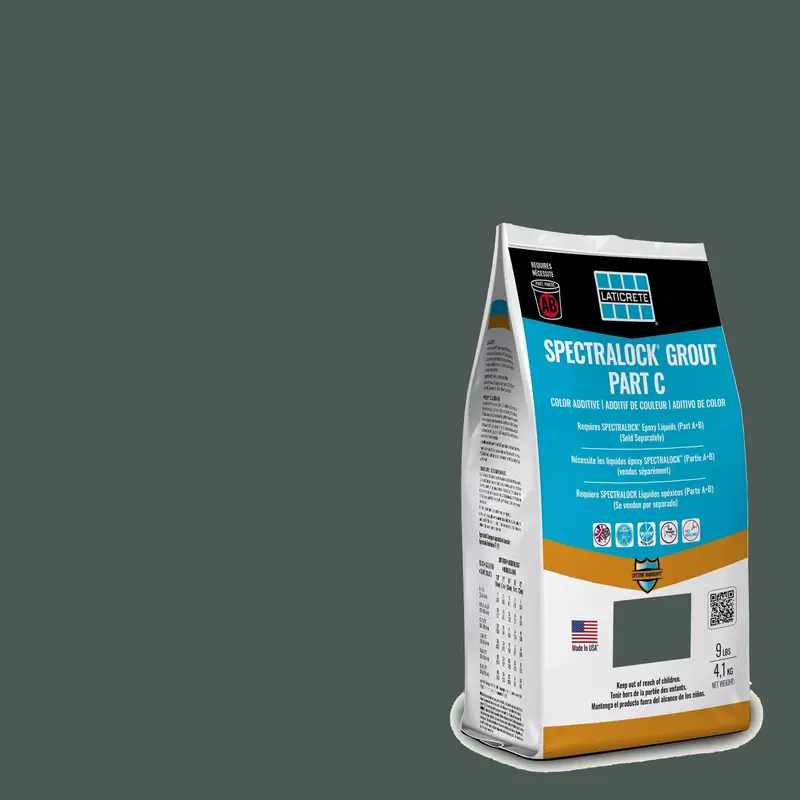 Laticrete - Spectralock Pro Premium Grout Part C Colored Powder #45 Raven 9 lb