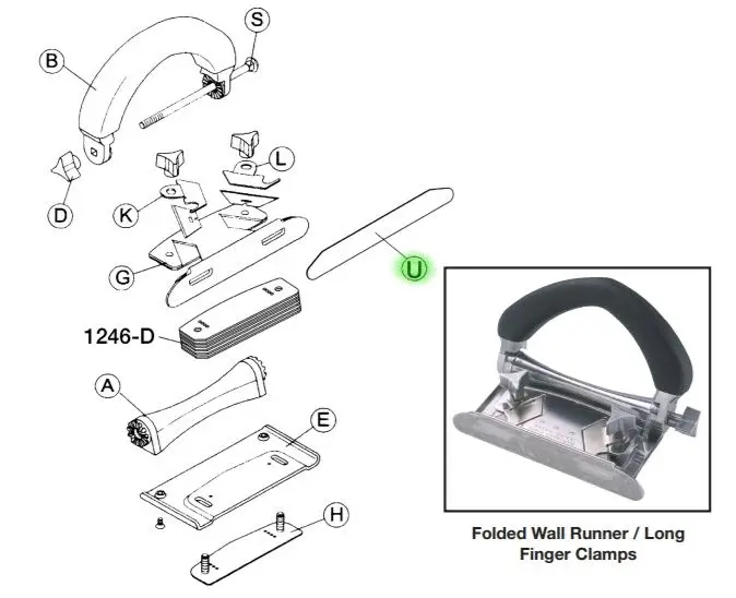 Crain - Runner Pad for No. 245 New Version