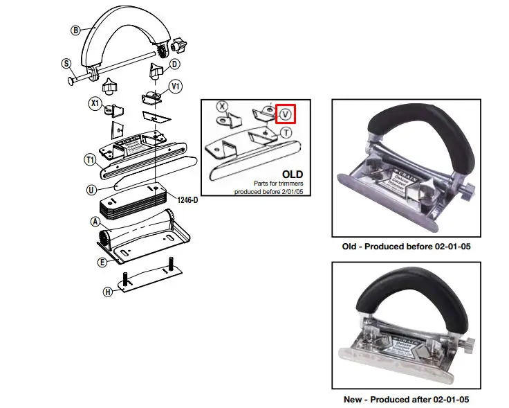Crain - Right Blade Clamp for Old no. 245