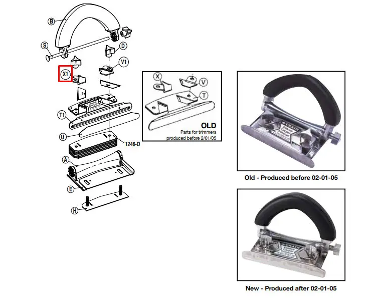 Crain - Left Blade Clamp for New no. 245