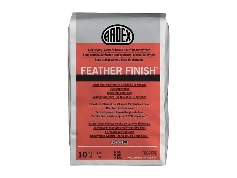 Ardex - FEATHER FINISH Cement-Based Finishing Underlayment, Gray - 10 lb
