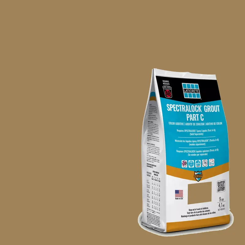 Laticrete - Spectralock Pro Premium Grout Part C Colored Powder #55 Tawny 9 lb