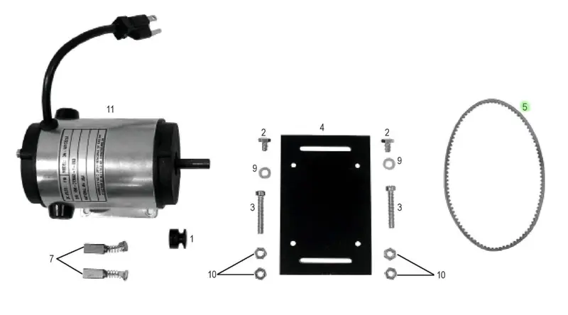 National Flooring Equipment - Drive Motor Belt for No. 155