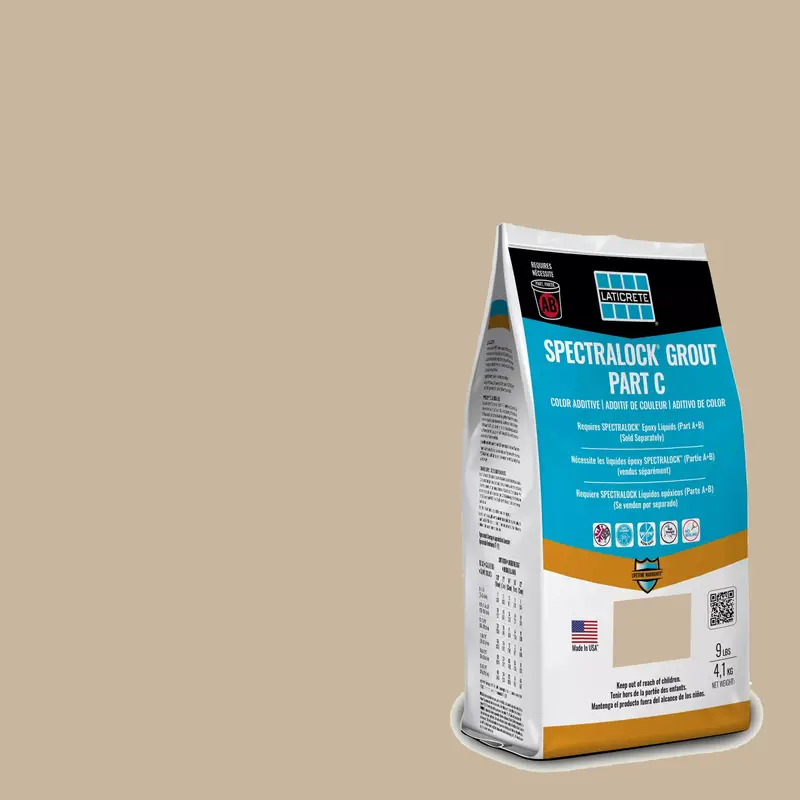 Laticrete - Spectralock Pro Premium Grout Part C Colored Powder #61 Parchment 9 lb