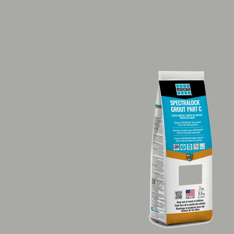 Laticrete - Spectralock Pro Premium Grout Part C Colored Powder #78 Sterling Silver 2 lb