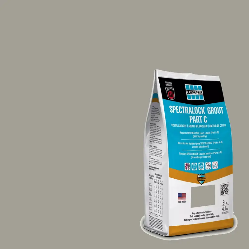 Laticrete - Spectralock Pro Premium Grout Part C Colored Powder #1287 Stormy Grey 9 lb