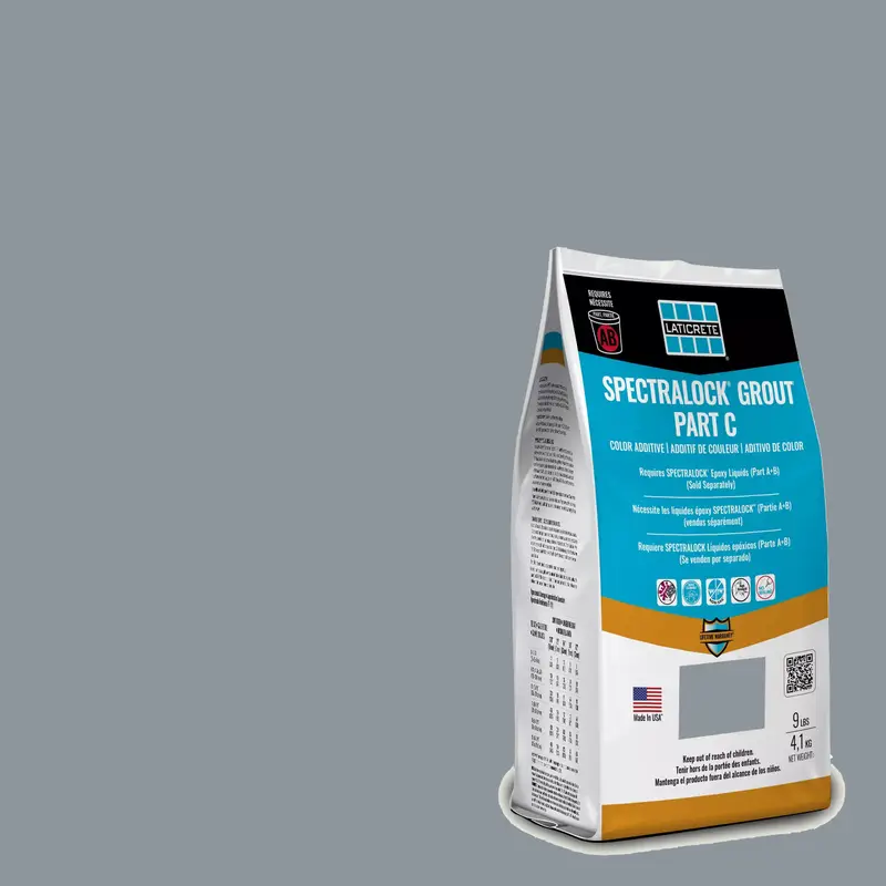 Laticrete - Spectralock Pro Premium Grout Part C Colored Powder #91 Slate Grey 9 lb