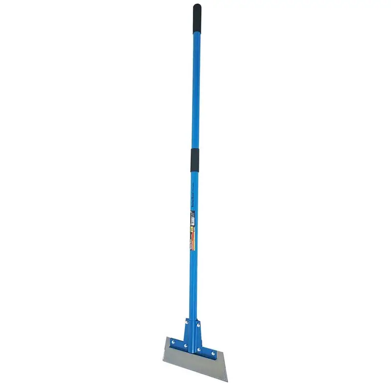 Toolway Manual Heavy Duty Floor Scraper 12" Tooltech Xpert with Fiberglass Handle of 55"