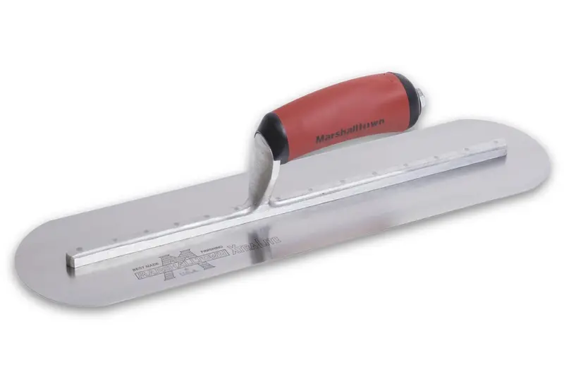 Marshalltown Finishing Trowel Rounded DuraSoft 4" x 14"