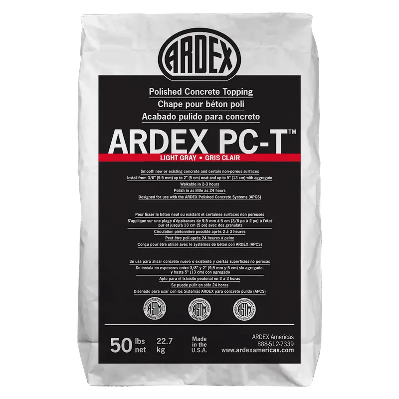 Ardex - PC-T Polished Concrete Topping, Light Gray - 50 lb