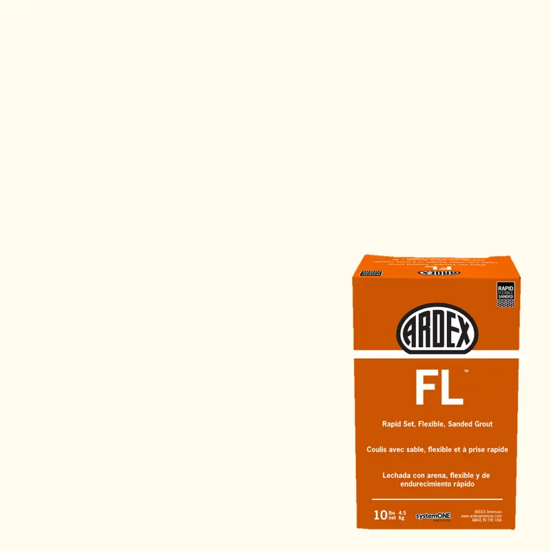 Ardex - FL Rapid-Set Flexible Sanded Grout - Polar White #01 - 10 lb