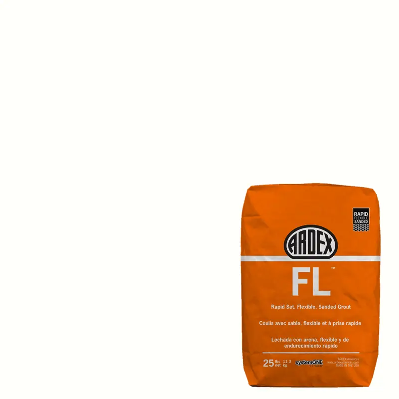 Ardex - FL Rapid-Set Flexible Sanded Grout - Brilliant White #35 - 25 lb