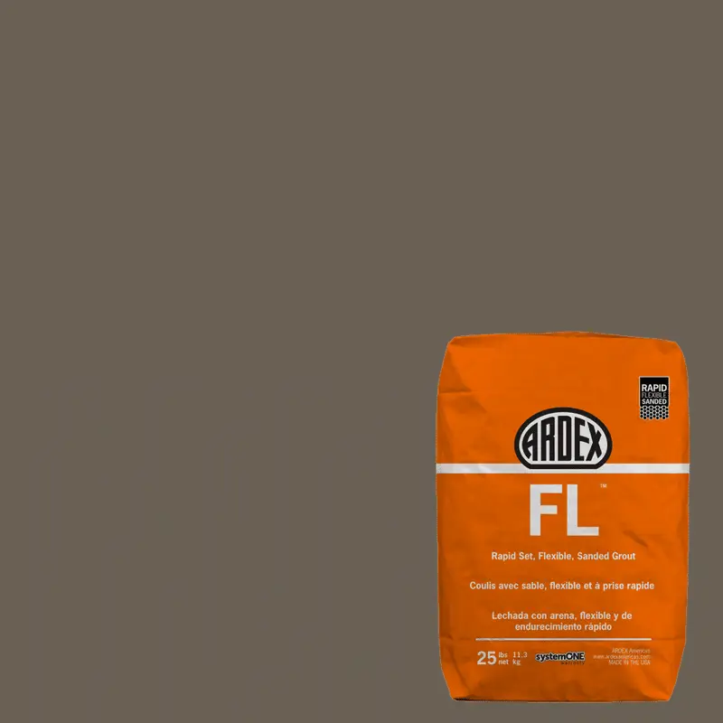 Ardex FL Rapid-Set Flexible Sanded Grout - Chocolate Mousse #14 - 25 lb