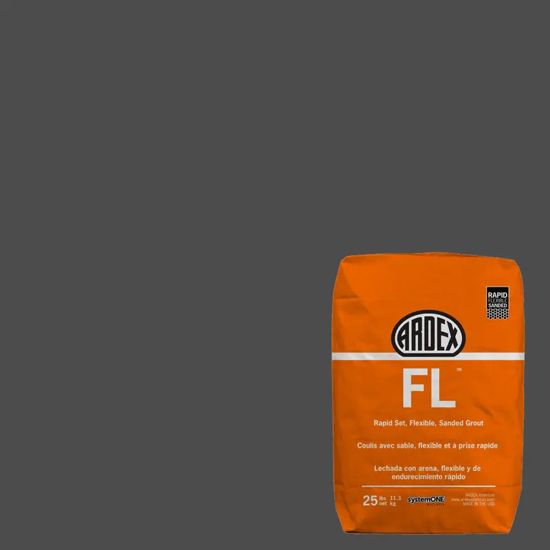 Ardex - FL Rapid-Set Flexible Sanded Grout - Charcoal Dust #23 - 25 lb