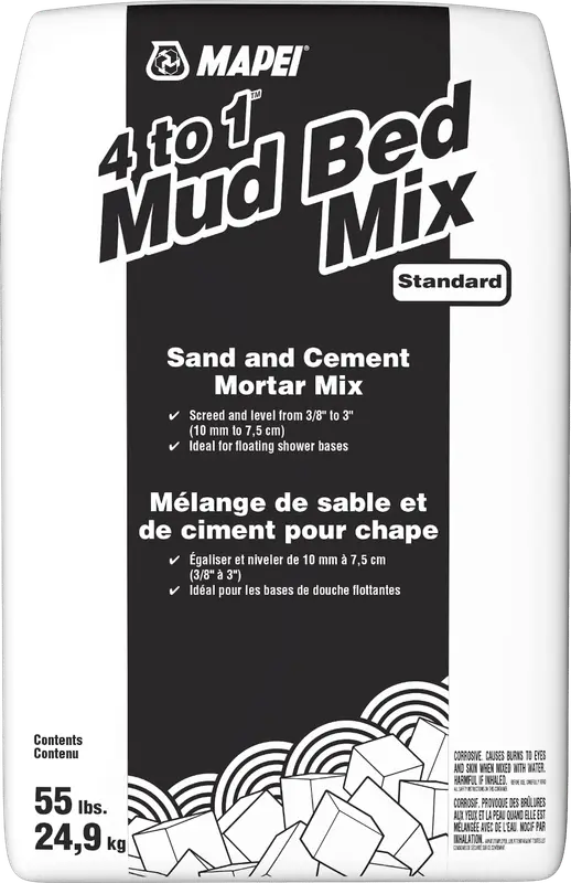 Mapei - 4 to 1 Mud Bed Mix Sand & Cement Mortar 24.9 kg