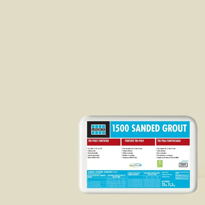 Laticrete - 1500 Sanded Grout #23 Antique White 25 lb