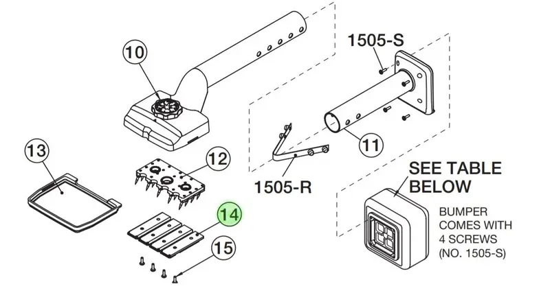 Crain - Gripper Inserts for No. 525 (Pack of 4)