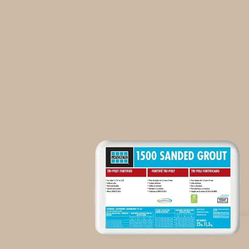 Laticrete - 1500 Sanded Grout #40 Latte 25 lb
