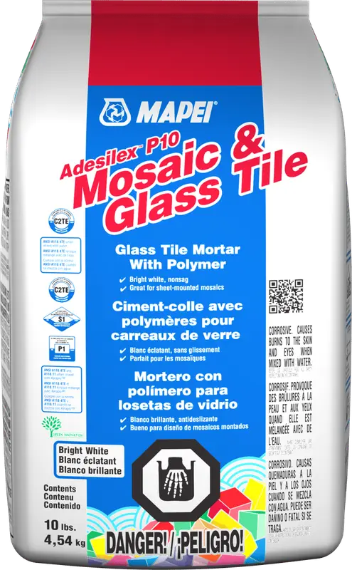 Mapei - Adesilex P10 Premium Mosaic & Glass Tile Mortar - 10 lb