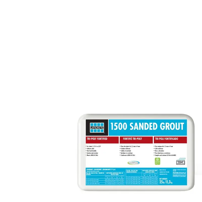Laticrete - 1500 Sanded Grout #44 Bright White 25 lb
