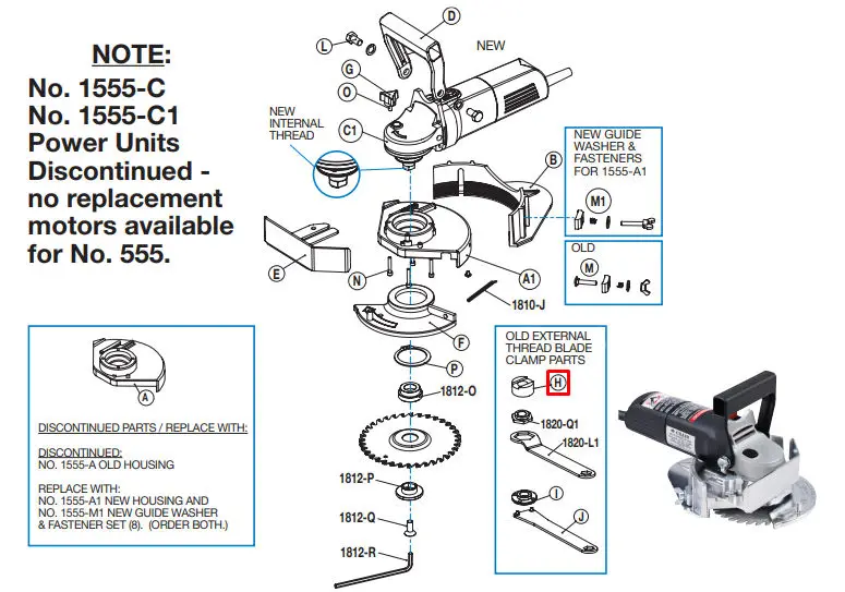 Crain - Blade Driver for no. 555