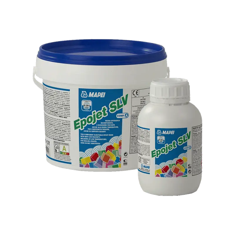 Mapei Epojet SLV [NA] Epoxy Injection Resin Kit Part A & B for Crack Repair 1.25 gal